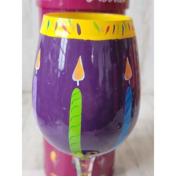 Lolita 40 something wine glass birthday‎ drinkware decor - Picture 4 of 9
